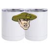 10 oz. White Stainless Steel Short Tumbler Thumbnail