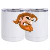10 oz. White Stainless Steel Short Tumbler Thumbnail