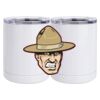 10 oz. White Stainless Steel Short Tumbler Thumbnail