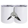 10 oz. White Stainless Steel Short Tumbler Thumbnail
