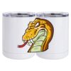 10 oz. White Stainless Steel Short Tumbler Thumbnail
