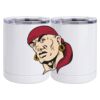 10 oz. White Stainless Steel Short Tumbler Thumbnail