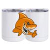 10 oz. White Stainless Steel Short Tumbler Thumbnail