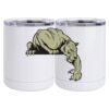 10 oz. White Stainless Steel Short Tumbler Thumbnail