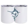 10 oz. White Stainless Steel Short Tumbler Thumbnail