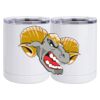 10 oz. White Stainless Steel Short Tumbler Thumbnail