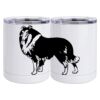 10 oz. White Stainless Steel Short Tumbler Thumbnail