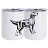 10 oz. White Stainless Steel Short Tumbler Thumbnail