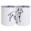 10 oz. White Stainless Steel Short Tumbler Thumbnail