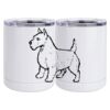 10 oz. White Stainless Steel Short Tumbler Thumbnail