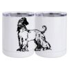 10 oz. White Stainless Steel Short Tumbler Thumbnail