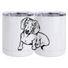 10 oz. White Stainless Steel Short Tumbler Thumbnail