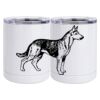 10 oz. White Stainless Steel Short Tumbler Thumbnail