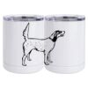 10 oz. White Stainless Steel Short Tumbler Thumbnail