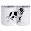 10 oz. White Stainless Steel Short Tumbler Thumbnail