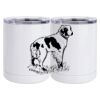 10 oz. White Stainless Steel Short Tumbler Thumbnail