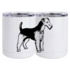 10 oz. White Stainless Steel Short Tumbler Thumbnail