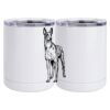 10 oz. White Stainless Steel Short Tumbler Thumbnail