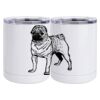 10 oz. White Stainless Steel Short Tumbler Thumbnail