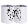 10 oz. White Stainless Steel Short Tumbler Thumbnail