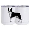10 oz. White Stainless Steel Short Tumbler Thumbnail
