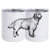 10 oz. White Stainless Steel Short Tumbler Thumbnail