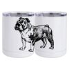10 oz. White Stainless Steel Short Tumbler Thumbnail