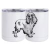 10 oz. White Stainless Steel Short Tumbler Thumbnail
