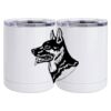 10 oz. White Stainless Steel Short Tumbler Thumbnail