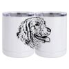 10 oz. White Stainless Steel Short Tumbler Thumbnail