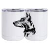 10 oz. White Stainless Steel Short Tumbler Thumbnail