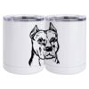 10 oz. White Stainless Steel Short Tumbler Thumbnail