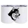 10 oz. White Stainless Steel Short Tumbler Thumbnail