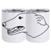10 oz. White Stainless Steel Short Tumbler Thumbnail