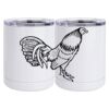 10 oz. White Stainless Steel Short Tumbler Thumbnail