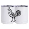 10 oz. White Stainless Steel Short Tumbler Thumbnail