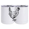 10 oz. White Stainless Steel Short Tumbler Thumbnail