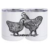 10 oz. White Stainless Steel Short Tumbler Thumbnail