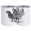 10 oz. White Stainless Steel Short Tumbler Thumbnail