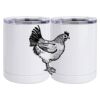 10 oz. White Stainless Steel Short Tumbler Thumbnail