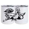 10 oz. White Stainless Steel Short Tumbler Thumbnail