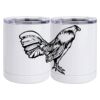 10 oz. White Stainless Steel Short Tumbler Thumbnail