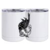 10 oz. White Stainless Steel Short Tumbler Thumbnail