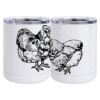 10 oz. White Stainless Steel Short Tumbler Thumbnail