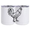 10 oz. White Stainless Steel Short Tumbler Thumbnail
