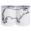 10 oz. White Stainless Steel Short Tumbler Thumbnail