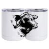 10 oz. White Stainless Steel Short Tumbler Thumbnail