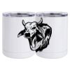 10 oz. White Stainless Steel Short Tumbler Thumbnail