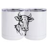 10 oz. White Stainless Steel Short Tumbler Thumbnail