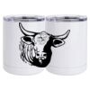 10 oz. White Stainless Steel Short Tumbler Thumbnail